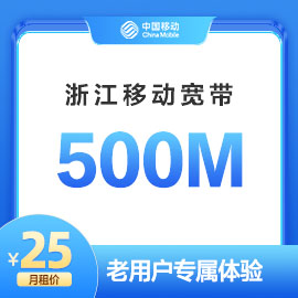 湖州移动500M宽带